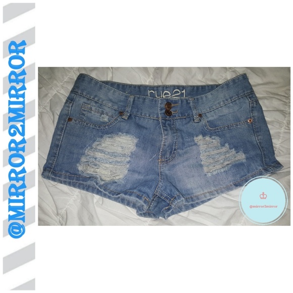 Rue21 Pants - 🍍Rue 21 Women's Distressed Jean shorts